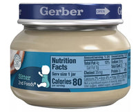 Gerber 2nd Foods Turkey & Gravy Puree, 2.5 Ounce