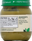 Beech-Nut Baby Food Jar, Stage 2, Sweet Peas, 4 oz