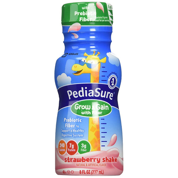 PediaSure Grow & Gain Kids Nutritional Shake Strawberry 8 fl oz