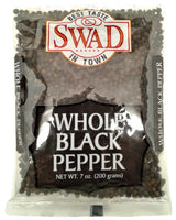Swad Whole Black Pepper 7 oz.