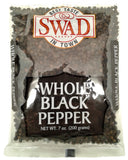 Swad Whole Black Pepper 7 oz.