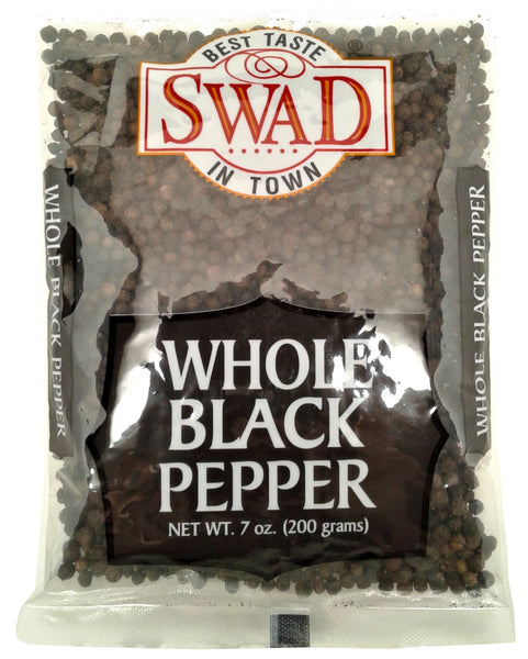 Swad Whole Black Pepper 7 oz.