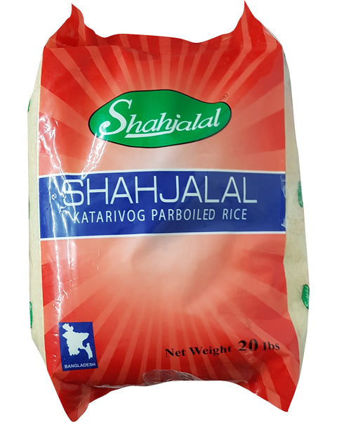 Shahjalal Katarivog Parboiled Rice 20 lbs