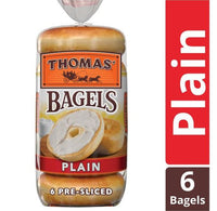 Thomas Plain Soft & Chewy Pre-Sliced Bagels