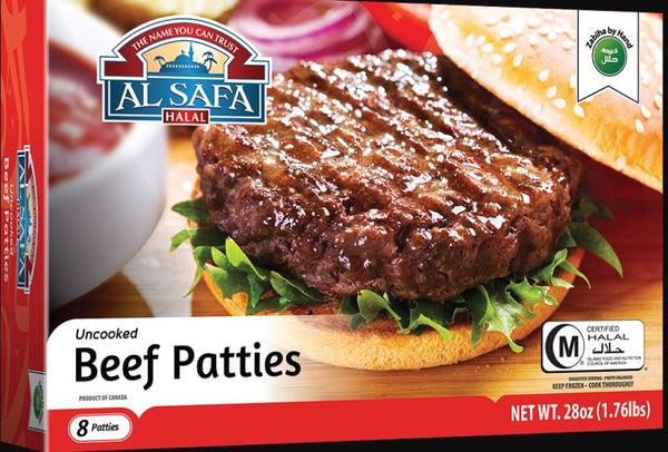 AL SAFA Halal Beef Patties 28 oz