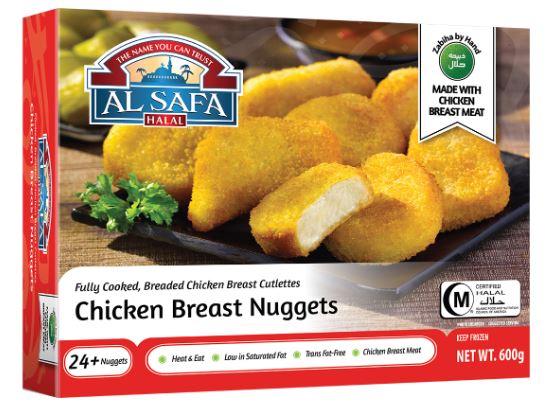 AL SAFA Halal Chicken Breast Nuggets - 24 Pcs