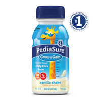 PEDIASURE GROW & GAINKIDS NUTRITIONAL SHAKE VANILLA 8 FL OZ