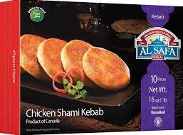 AL SAFA Chicken Shami Kebab 10 pcs
