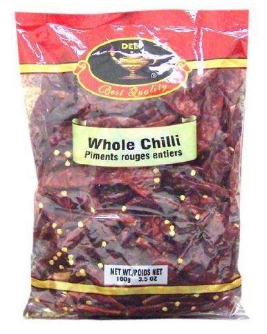 Deep Whole Red Dry Chilli 3.5 oz